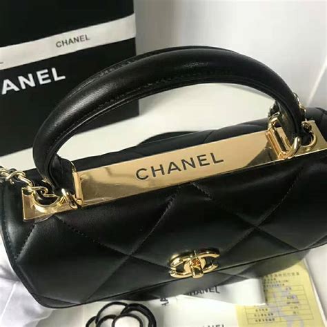 chanel small statement flap|chanel mini flap bag with top handle.